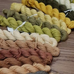 DT Craft and Design - Naturally dyed yarn skeins using our natural dye extracts