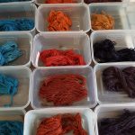 Natural dyeing samples 2