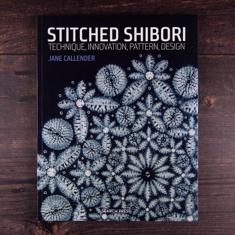Stitched shibori by Jane Callender