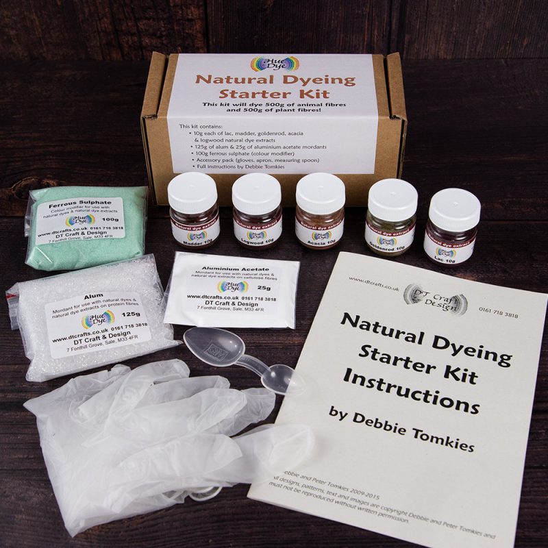 natural dye starter kit DT Craft and Design - Hue and Dye