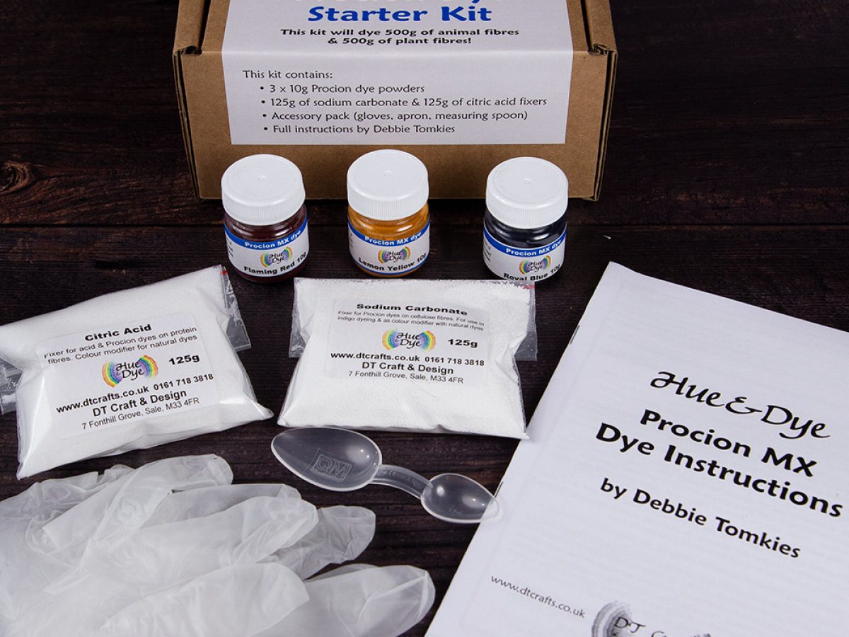 Fibre reactive (procion mx) dye starter kit – DT Craft and Design