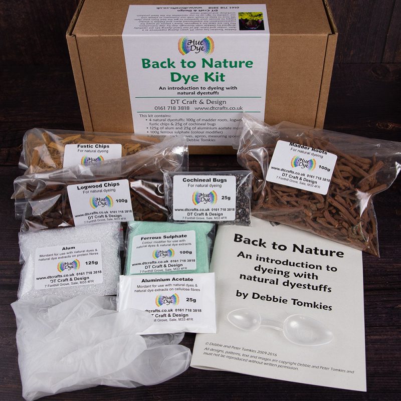 DT Craft and Design - Hue and Dye Back to Nature Natural Dyestuffs Kit