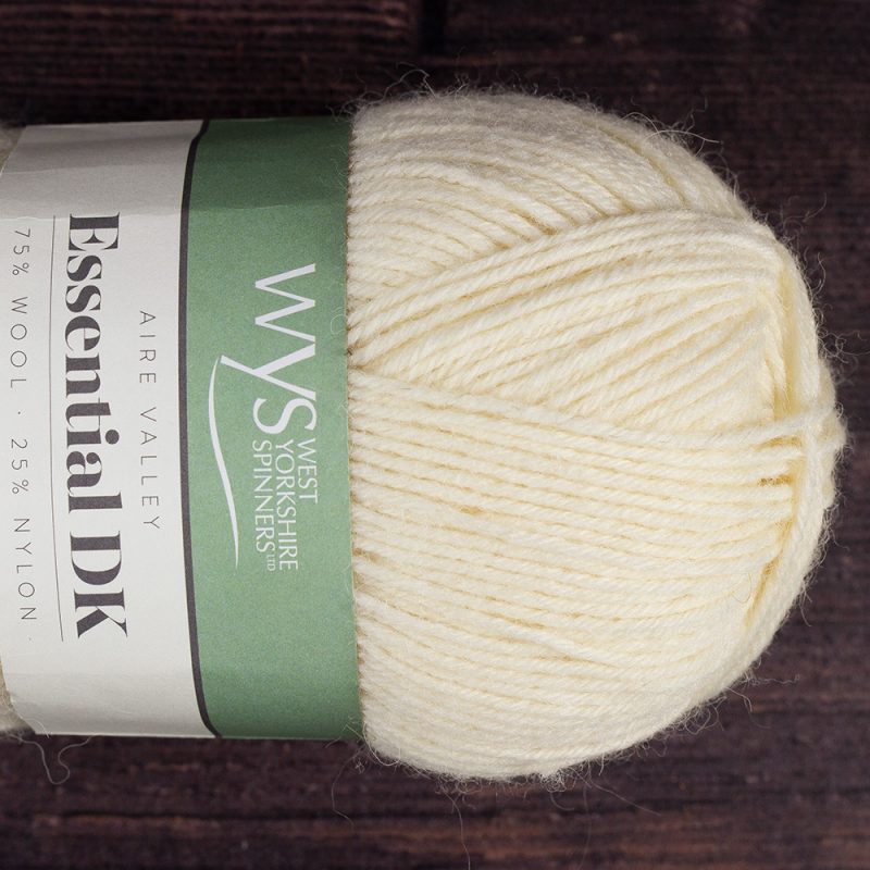 DT Craft and Design - WYS Aire Valley Essential superwash 75% wool/25% nylon DK (ecru)