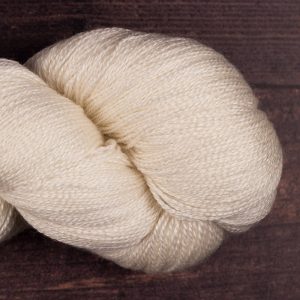 YA207 50% silk 50% merino laceweight undyed yarn 100g [800m]
