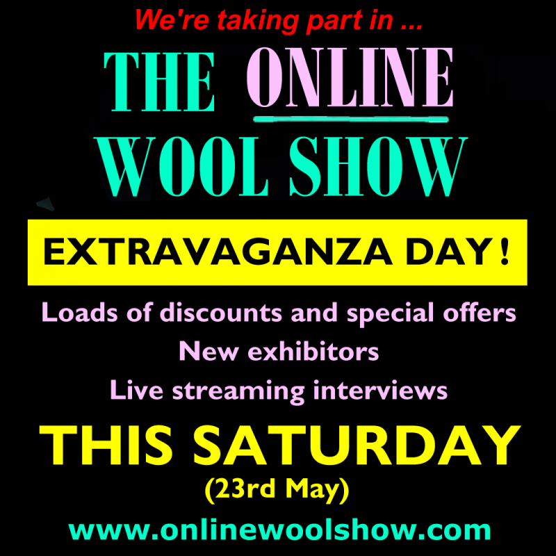 online wool show extravaganza day with promo link