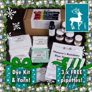 natures rainbow natural dye kit by dt craft and design - christmas offer
