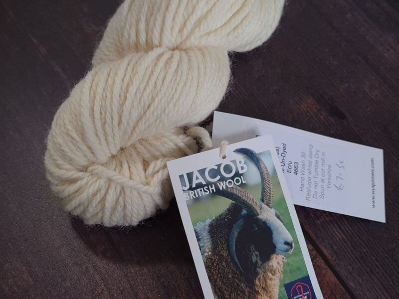 DT Craft and Design undyed yarn west yorkshire spinners jacobs aran white