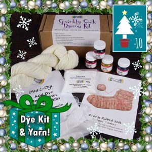 sparkly sock dyeing kit from dt craft and design christmas offer