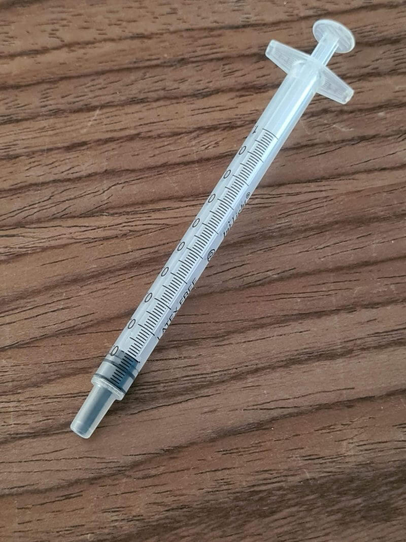 1ml syringe from DT Craft and Design