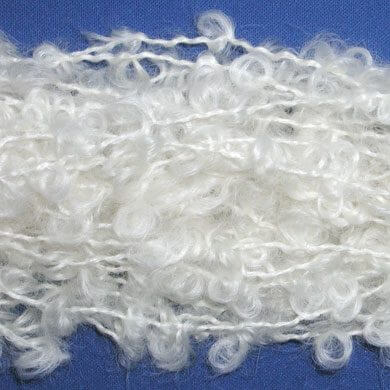 DT Craft and Design undyed yarn - YA029 mohair wool nylon chunky loop 100g 100m